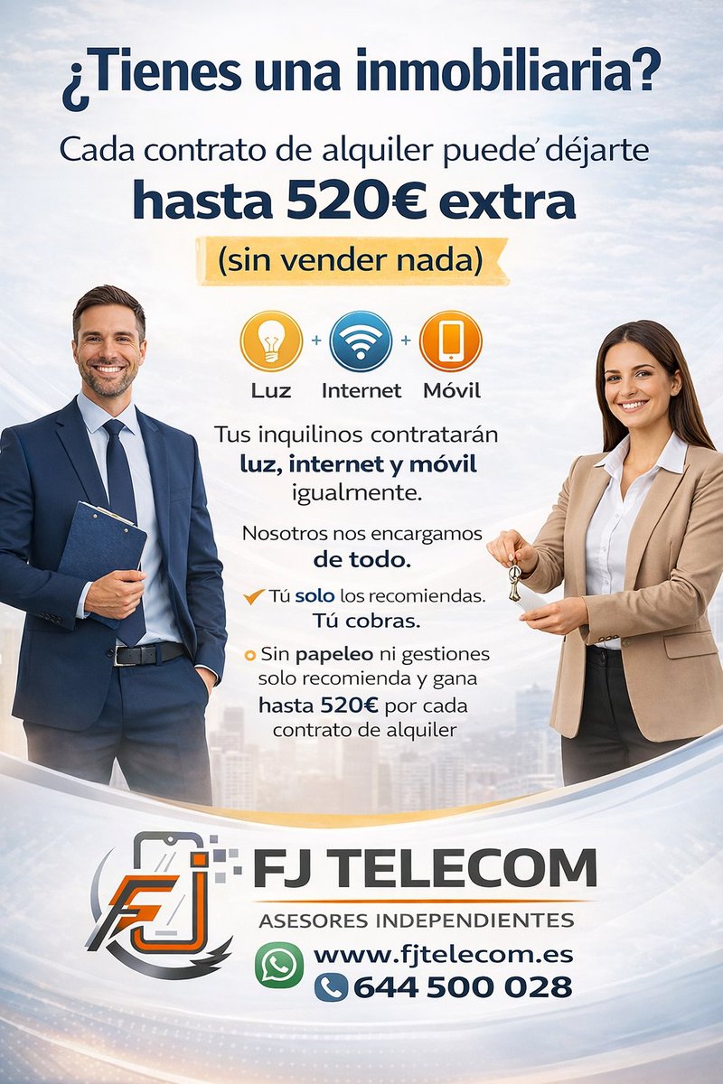 TatoAlbin's tweet photo. Únete a un equipo ganador 
Asesores Independientes 
ENERGÍA - TELEFONÍA - ALARMAS https://t.co/Uxg2kgXVmb