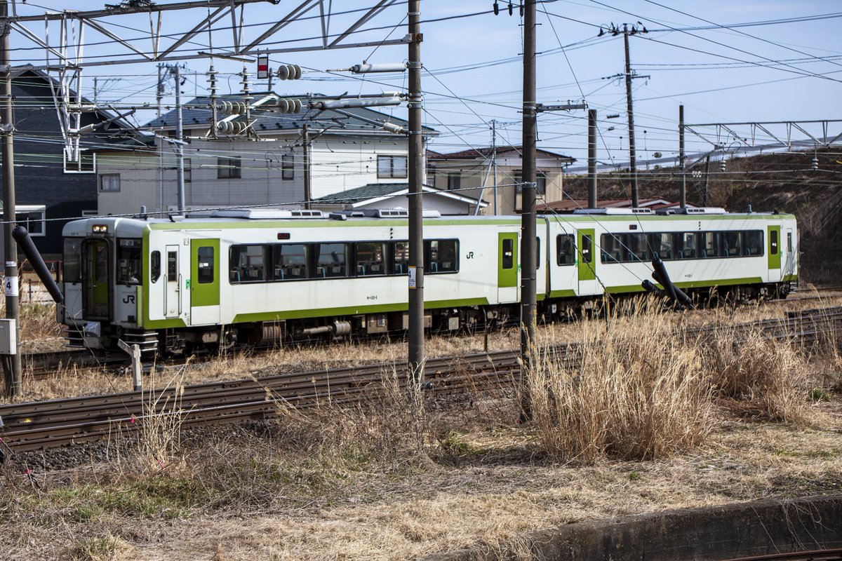 2026/3/15 東北本線 回9541D 特急イブニングウェイ用貸出車所属地返却回送 キハ111-1+キハ112-1[盛ﾓﾘ]