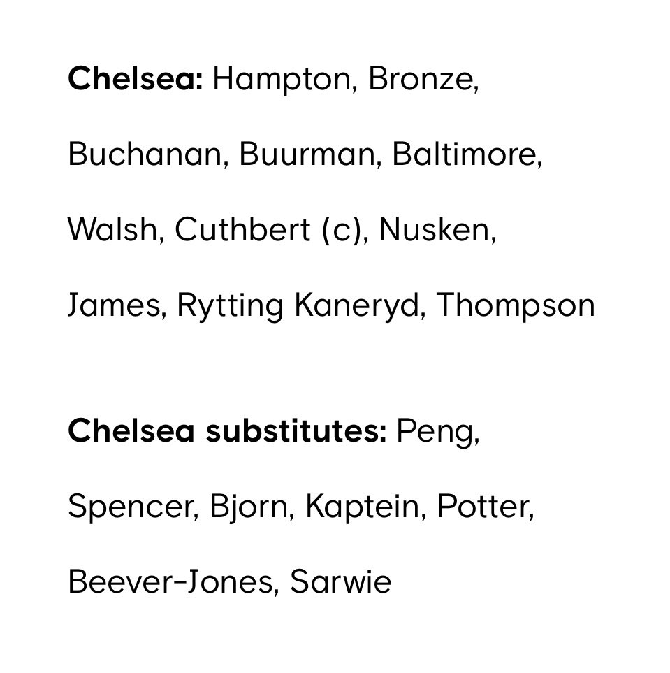 Chelsea Women tweet media