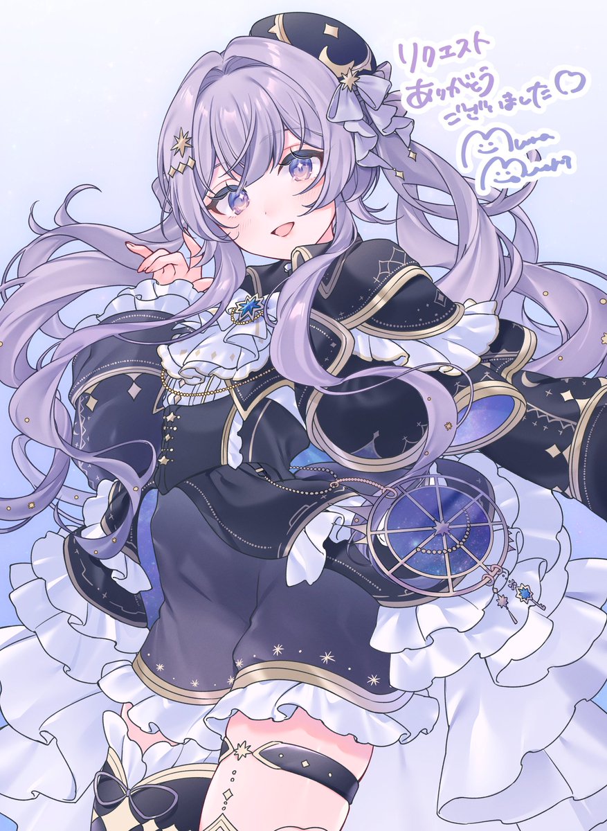 murmur_cucu's tweet photo. 💜💙 #Skeb https://t.co/3jGKtawR6G