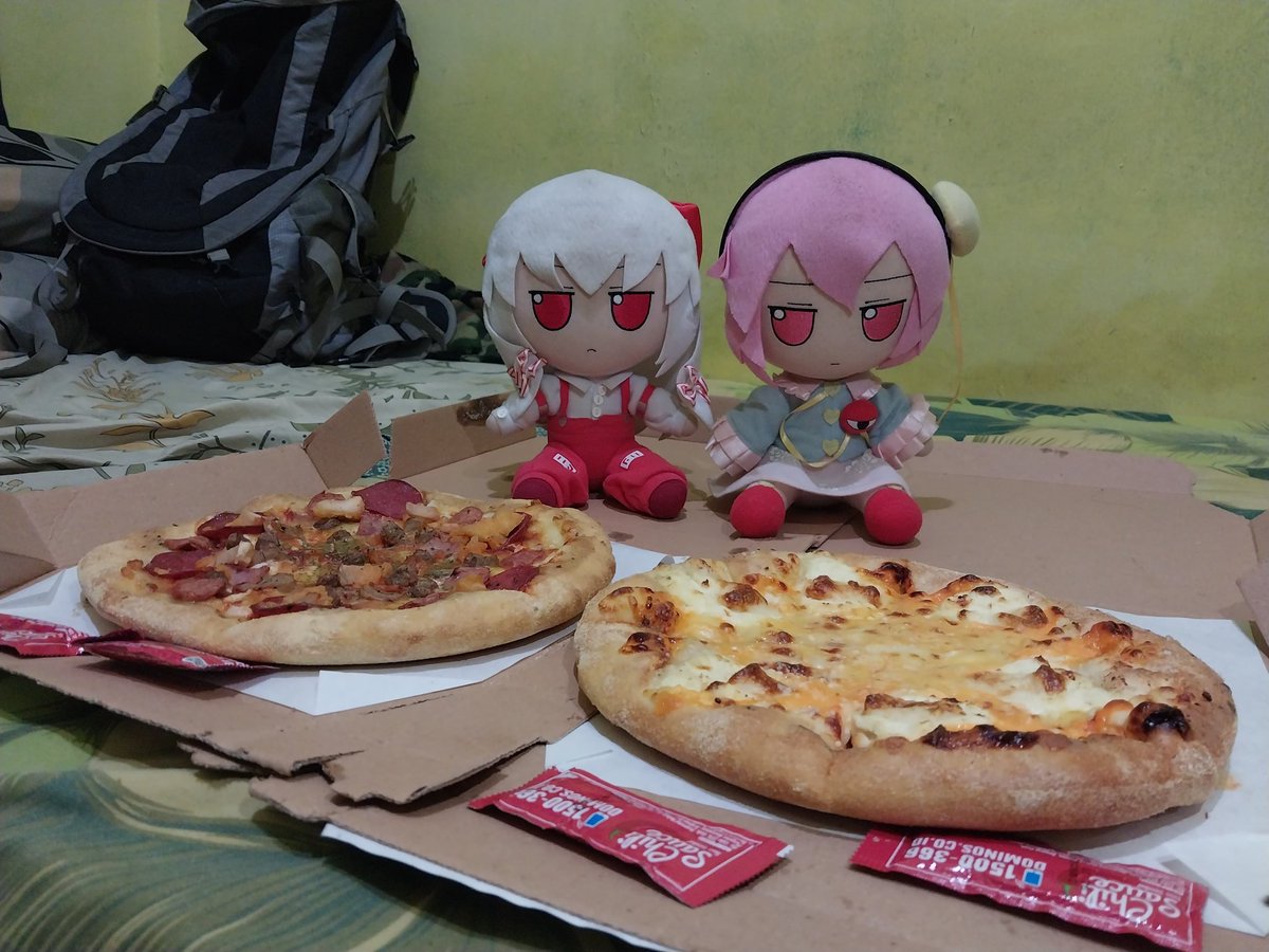 dirty-ass local forest guide tasted pizza for the first time, accompanied by Fraud Detective Satori