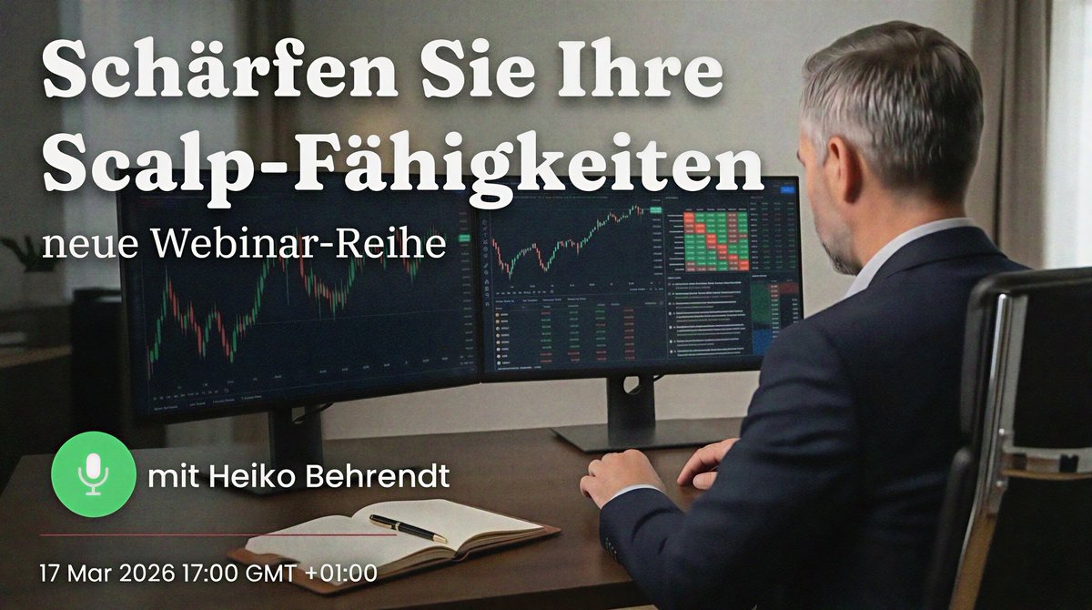 Neue Scalping Webinar-Reihe mit  <a href="/Tickmill/">Tickmill</a>  einem Broker, den noch nicht jeder in 🇩🇪 kennt! Zur Anmeldung: scalp-trading.de/tickmill
💥Test die Top-Spreads 🤩im NQ und DAX von unter 1 Punkt! Scrolle auf der Anmeldeseite einfach nach unten und eröffne direkt ein Demo-Konto.