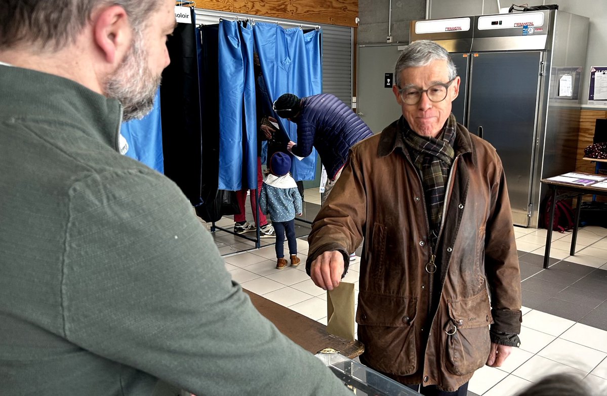 A voté en début d'après-midi à #Nantes ! 
#Municipales2026