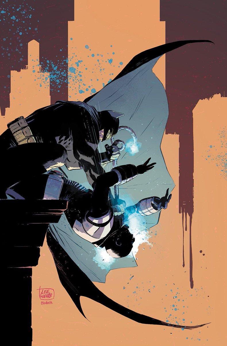 Over recent weeks I finally read <a href="/TomKingTK/">Tom King</a>’s Batman from the beginning. I know opinions vary, but I thoroughly enjoyed the big, bold swings that King and the artists (mostly <a href="/mikeljanin/">Mikel Janín</a>) sustained for 100+ comics. Brilliant. (Also, <a href="/Inkdropinc/">Lee Weeks</a> is a genius.)