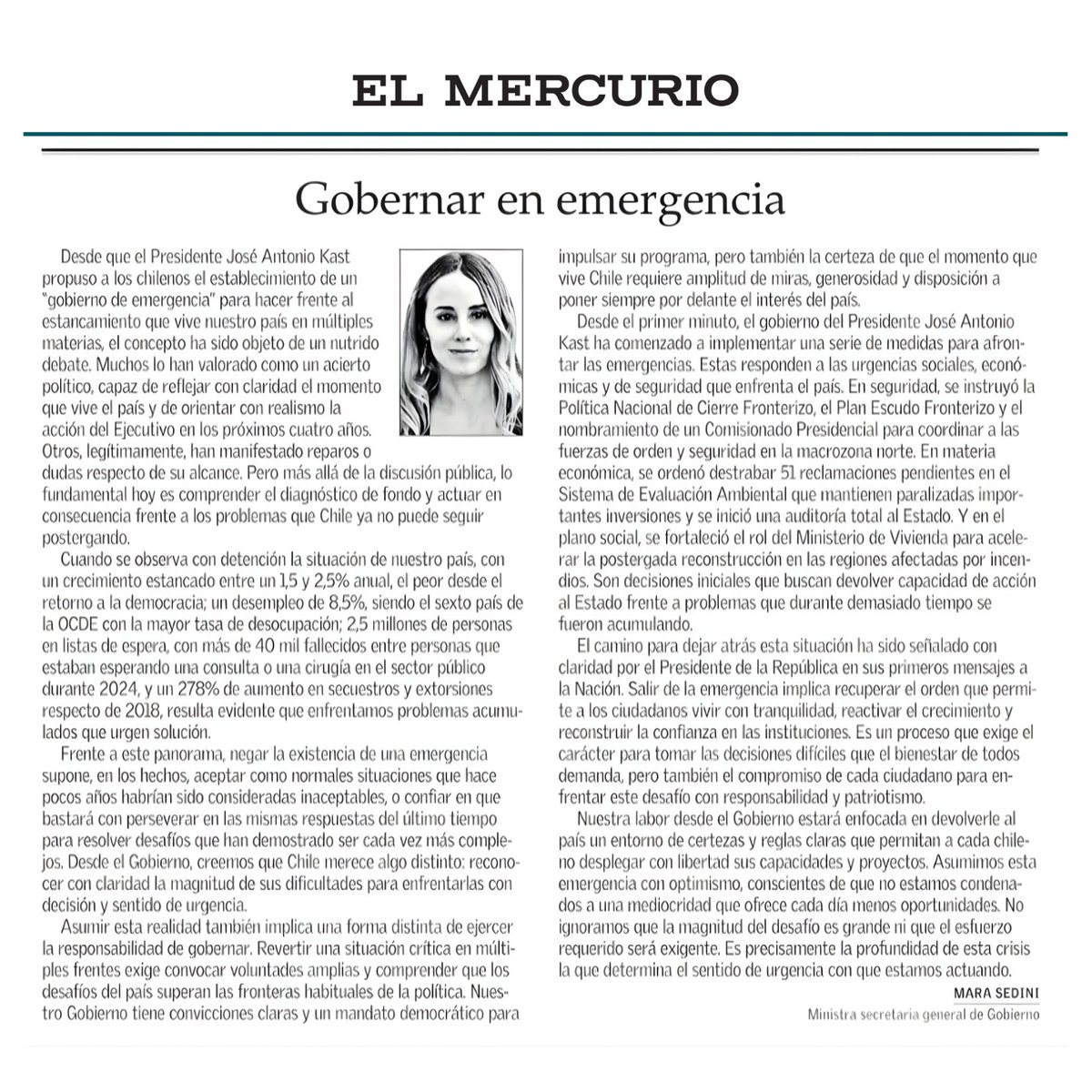 Vocería de Gobierno de Chile tweet media