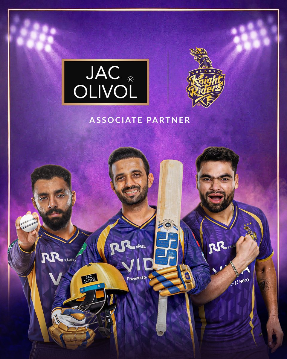Knight Rider Partner Our Knight Riders' family grows stronger 💜 We welcome @Jac_Olivol ...