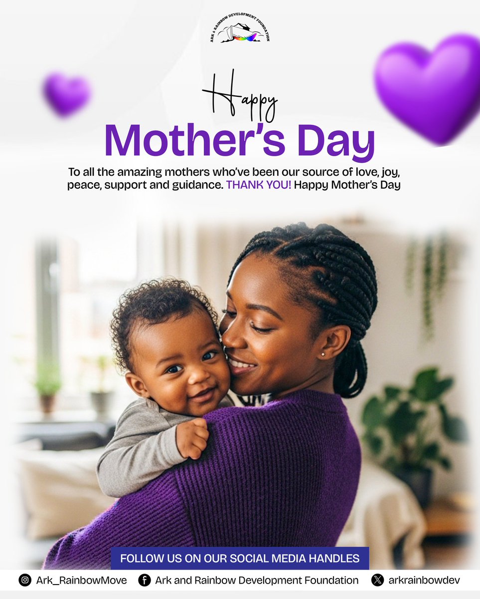 Ark_RainbowMove's tweet photo. Happy Mother's Day💜🥳

We know the juggling act is real and we are constantly in awe of how you manage to lead, mentor, inspire and build, while keeping everything else running behind the scenes excellently. Your strength is the secret sauce that makes the community so special. https://t.co/Z3AIE8ZNNz