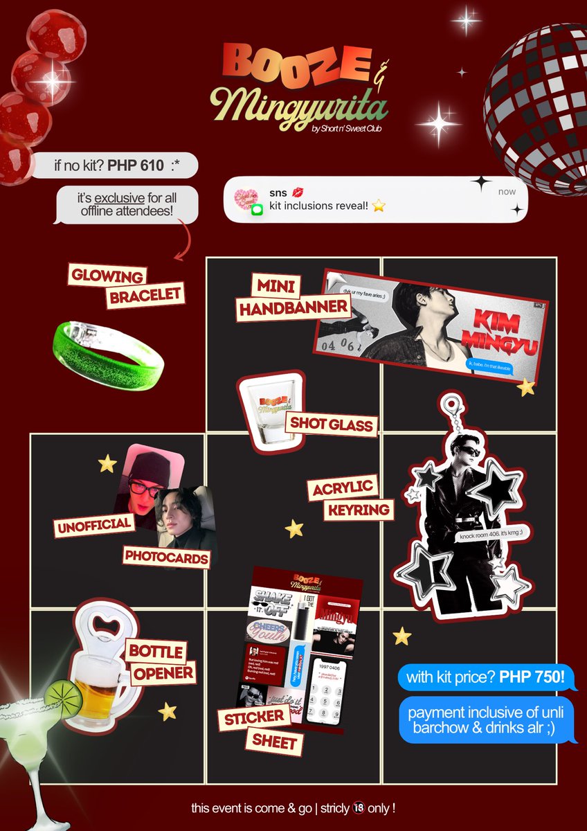 booze & mingyurita kmg bse 🪩 tweet media