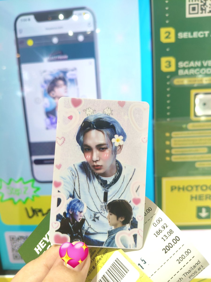 taemew94's tweet image. วันนี้ไปแวะเวียน CTW และเข้าร้าน KPM ไหนๆก็มาแล้วก็เลยลองทำการ์ดดู สีแอบจืดไป รู้งี้เอารูปที่เป็นต้นฉบับมาเลยดีกว่าน่าจะสวยกว่า แอบเสียจุยไม่มี ตต. ชายนี่
#kpopmerch