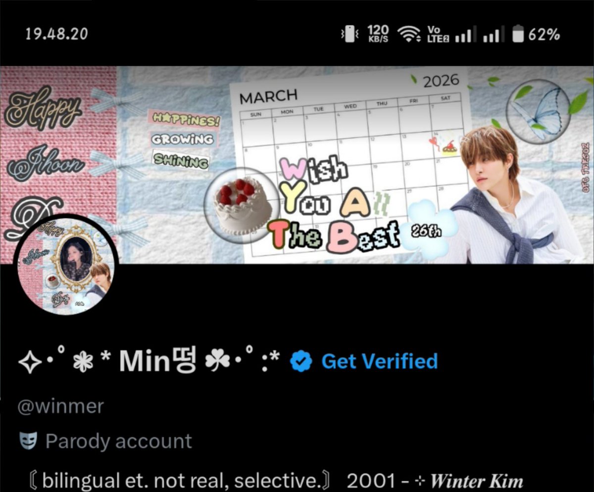 ✧・゚ * Min떵 ☘︎・゚:* tweet media