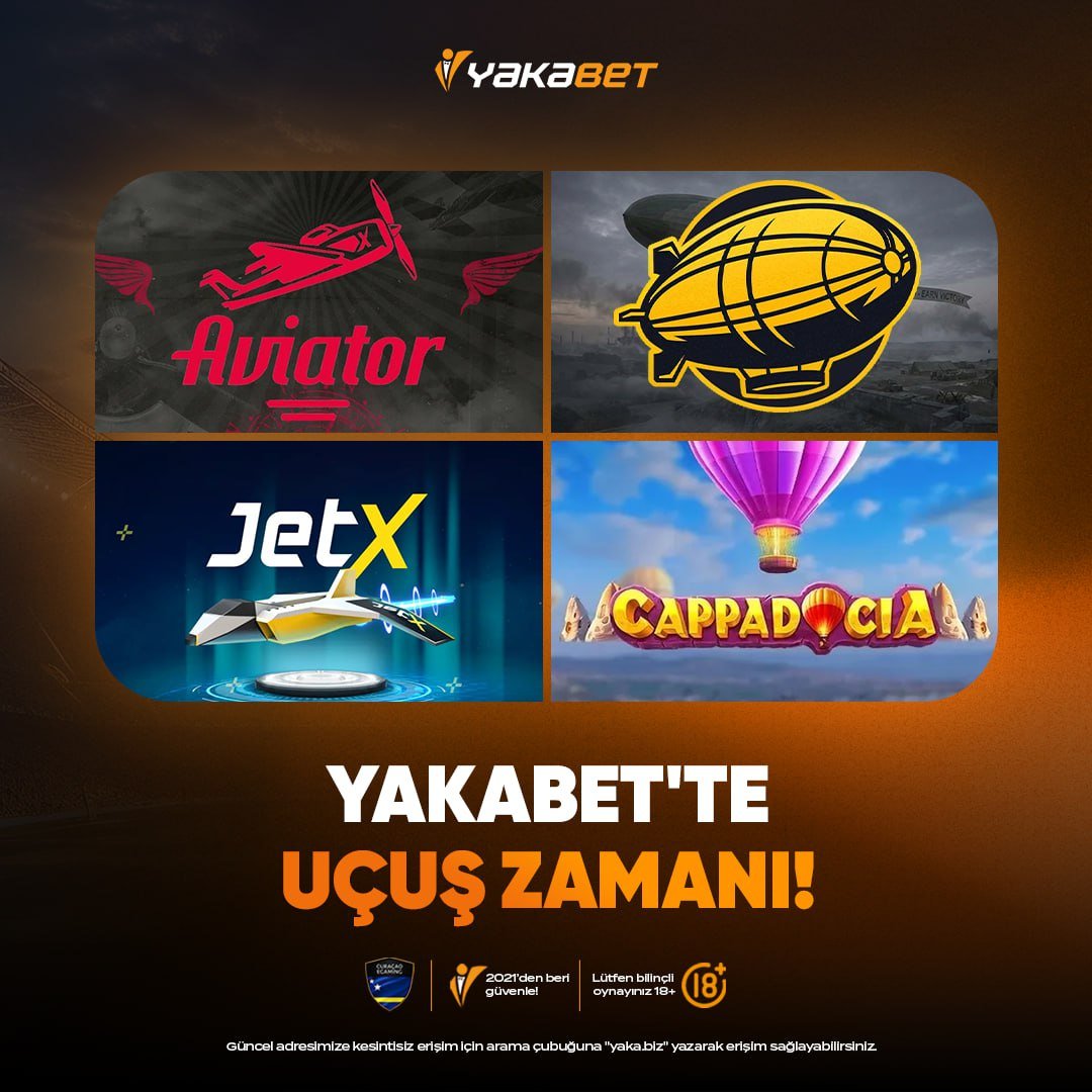 Yakabet'te uçuş zamanı! 🛫

• Aviator
• Zeppelin
• JetX
• Cappacodia
Hemen oyna, anında kazan! 💵
Giriş: url724.link/gnclgrs25