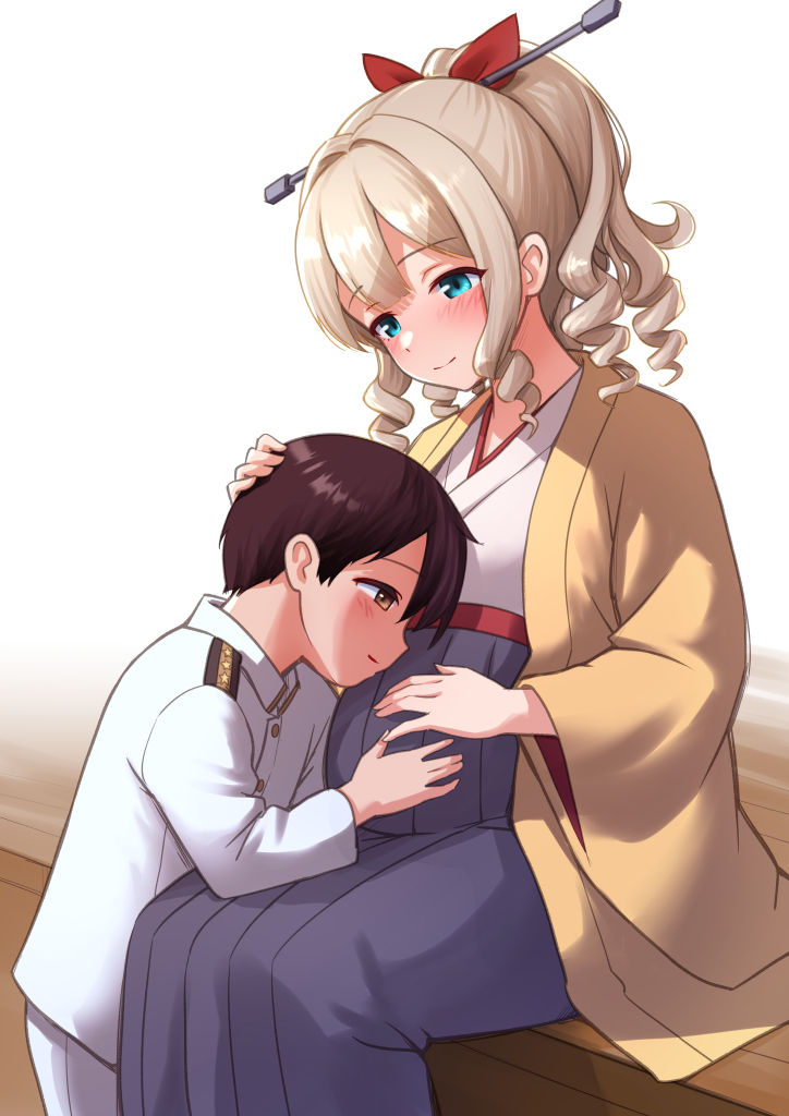 提督(艦隊これくしょん) 「旗風進水日にSkeb納品しました。ご依頼ありがとうございました」|Ray.Sのイラスト