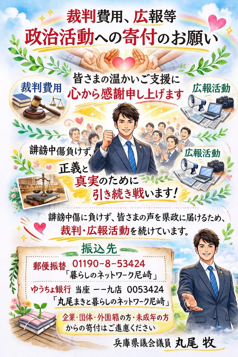 丸尾まき　兵庫県議　緑の党　会派：無所属 tweet media