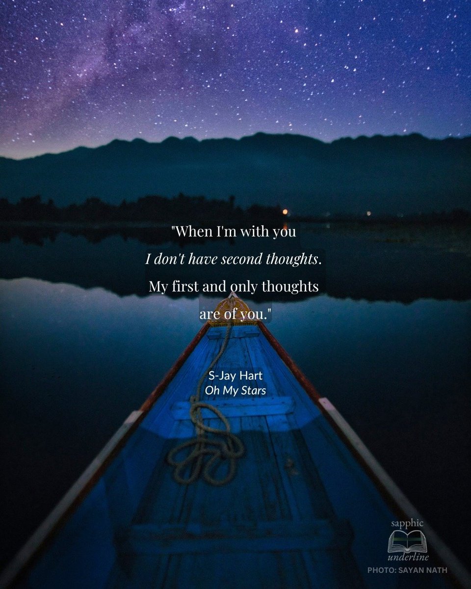 sapphic_lines's tweet photo. Some people quiet the noise in your mind.

When you're with them, everything else fades away.
________________

Oh My Stars by S-Jay Hart
#sapphicbooks https://t.co/RLTQ41GVt0