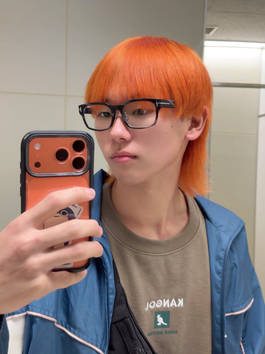 オレンジにしたよん〜