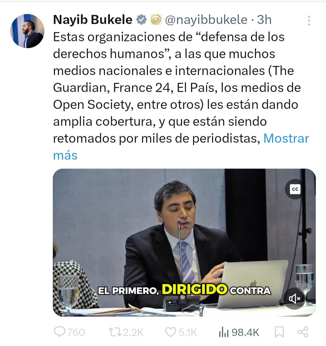 Tan sencillo que sería para Bukele demostrar que no es culpable de los crimenes de lesa humanidad de los que se le acusa (si fuera realmente inocente):

1-Abrir las cárceles de Mariona, Apanteos, Zacatraz, Izalco, etc y dejar entrar a los organismos de investigación para que