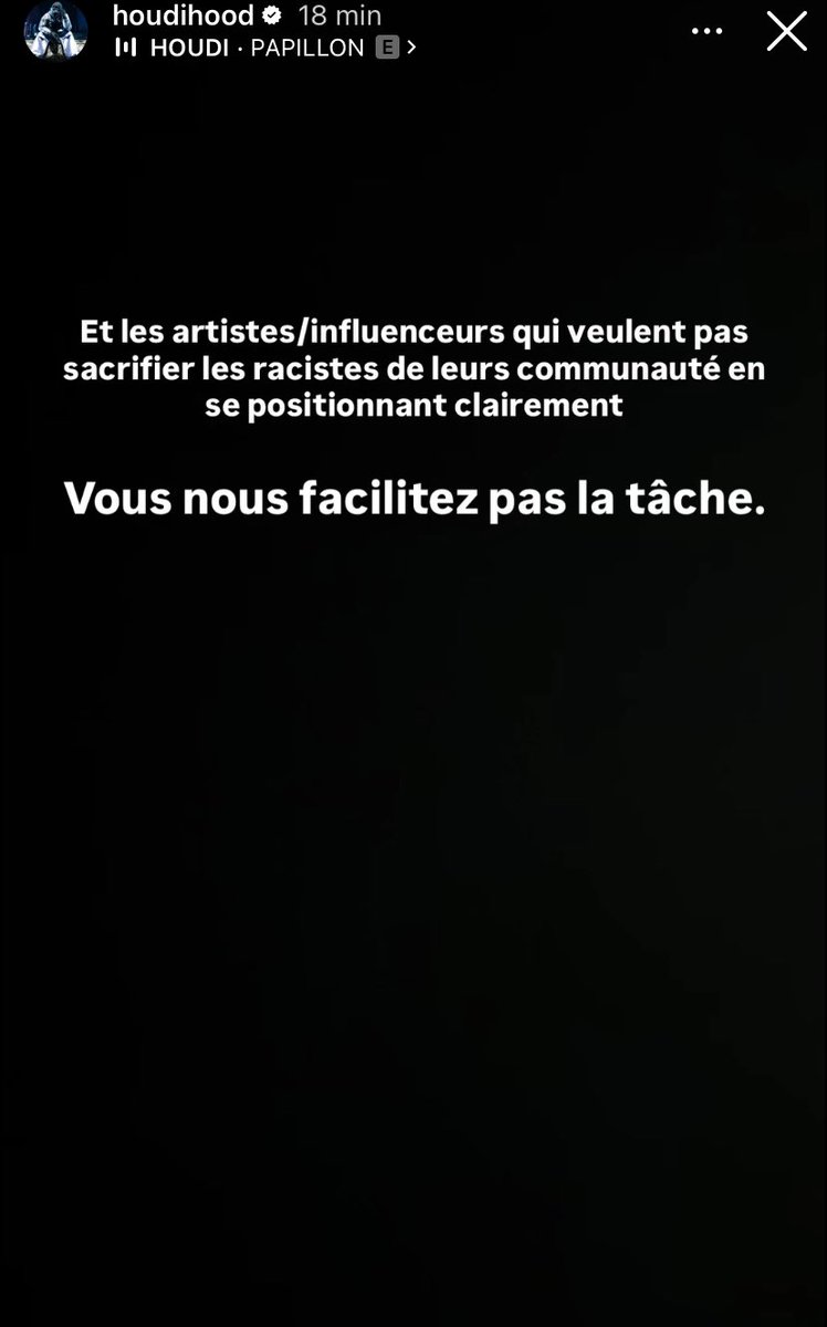 blosomll's tweet photo. houdi 🗣️🗣️‼️‼️ si seulement les autres pouvait clairement s’exprimer sur le sujet , en tout cas boss https://t.co/P4SF184shN