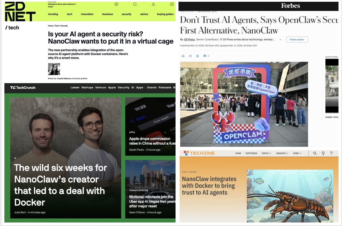 NanoClaw tweet media