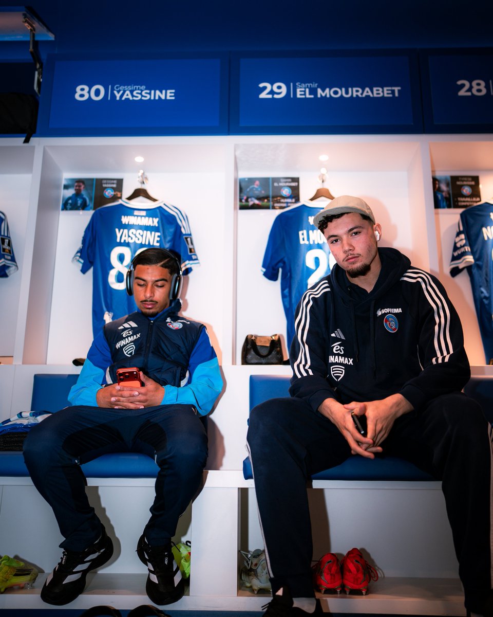 RCSA_English's tweet photo. The Moroccan boys are ready 🇲🇦

▸ #RCSAPFC https://t.co/lCCBNv1F1s