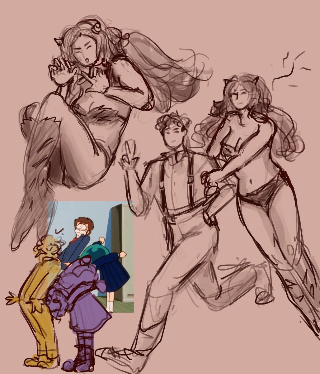 day 7: gods, angels and demons (urusei yatsura au)

they, in fact, both devils.

[ #semishira #smshrwk26 <a href="/smshrweek/">semishira week 2026</a> ]