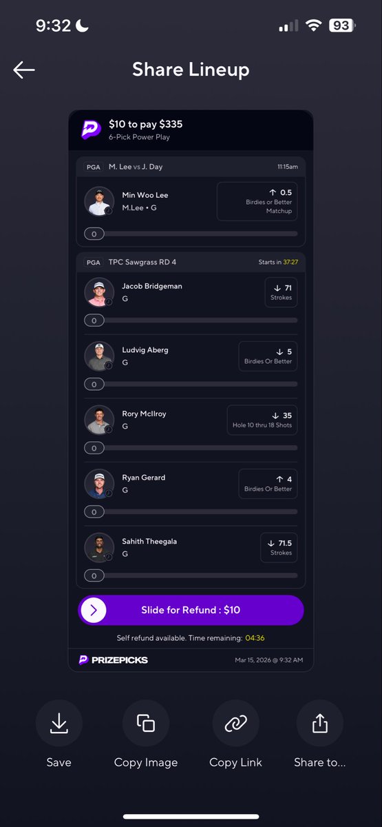 BetTheBack9's tweet photo. $10 Free Play for The PLAYERS Final round‼️ https://t.co/Kl8hfiyKHA