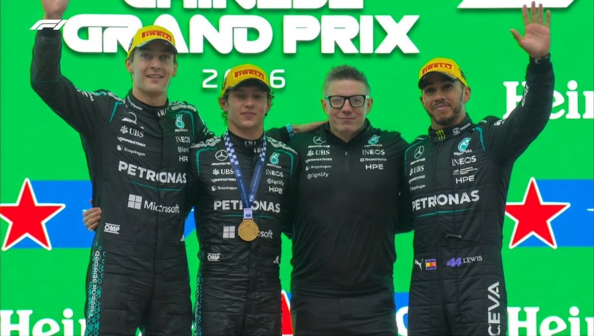 You must be sick if you enjoyed that quadruple Mercedes podium.