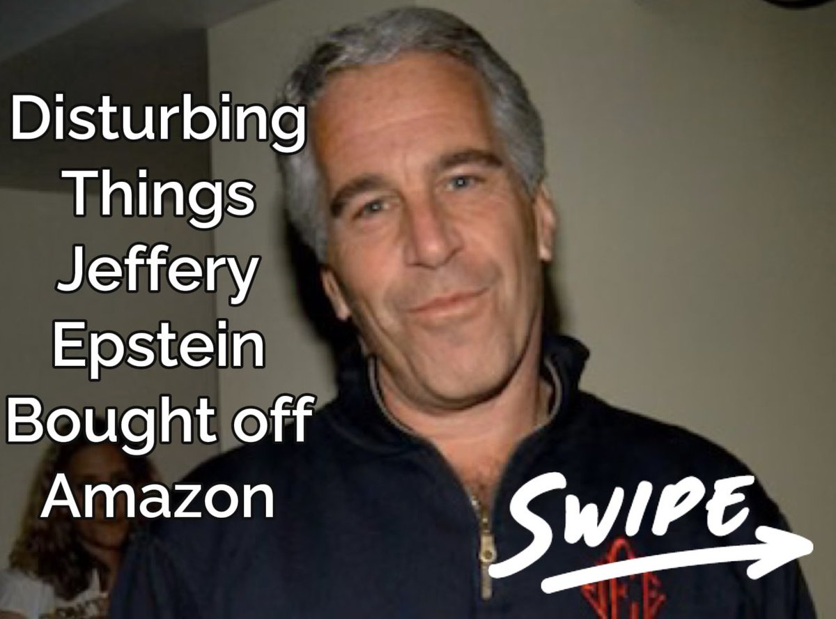 Emmalee0721's tweet image. Things Jeffrey Bought Off Amazon | Part II

CC - This man bought undies constantly. Guaranteed he had some ibs. 

#jefferyepstein  #epsteinfiles  #thefiles  #amazonfinds #amazonbuys
