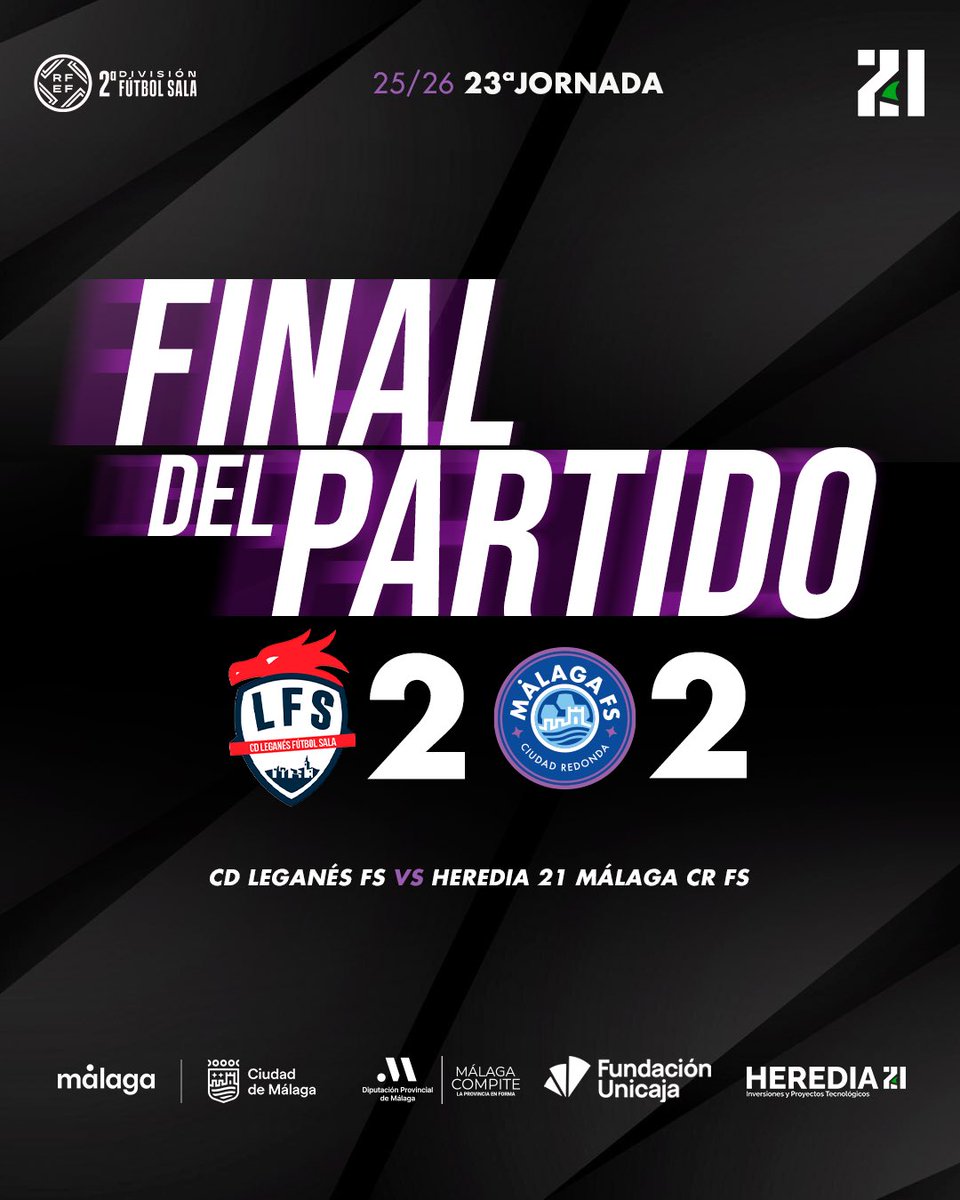 Heredia 21 Málaga Ciudad Redonda FS tweet media