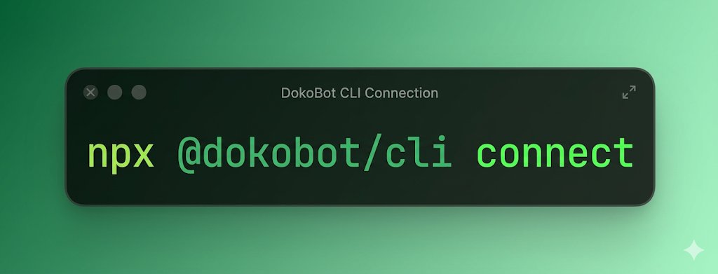 Your AI agent can now control your Chrome browser — remotely.
npx @dokobot/cli connect
One command turns your local Chrome into a remote browser for AI agents. Navigate, screenshot, fill forms — 29 DevTools tools, your real login sessions, from anywhere.