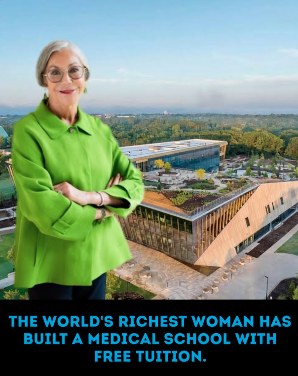 The world’s richest woman, Alice Walton, just built a completely free medical school.

The Alice L. Walton School of Medicine in Bentonville, Arkansas opened in July 2025, welcoming its first class of 48 students. It focuses on a "whole health" approach, emphasizing preventive