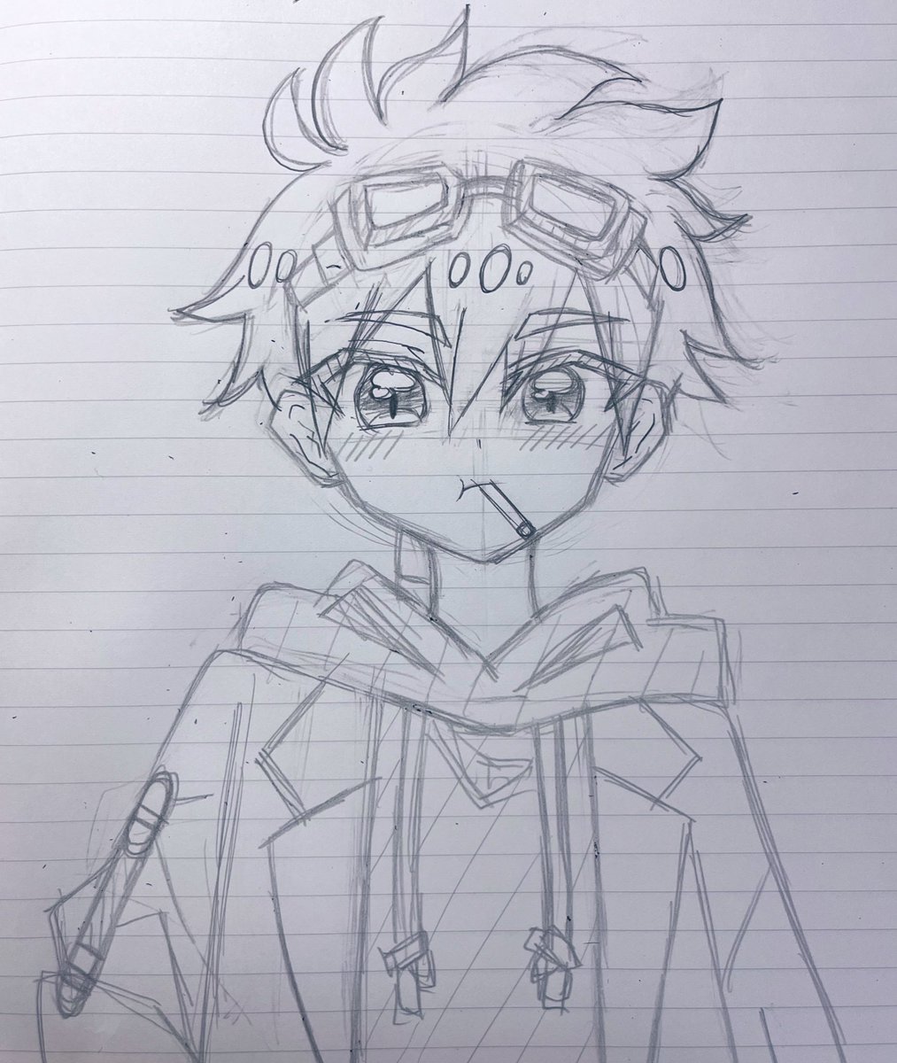 #ジェット先輩
線画〜💛