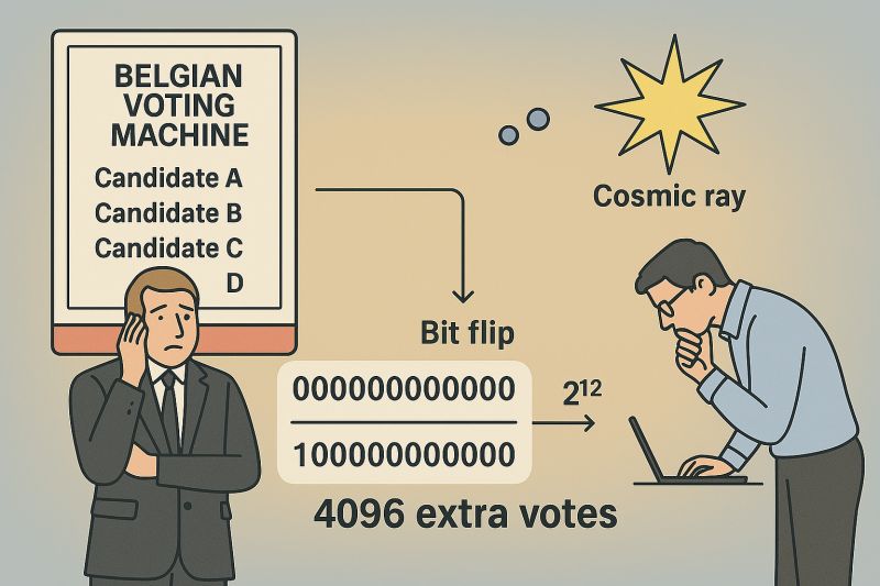 The Election Decided by a Dying Star.

In 2003, a small local election in Schaerbeek, Belgium, was thrown into total chaos. A relatively obscure candidate named Maria Vindevoghel suddenly received an impossible surge of support at the polls.

Officials quickly realized something