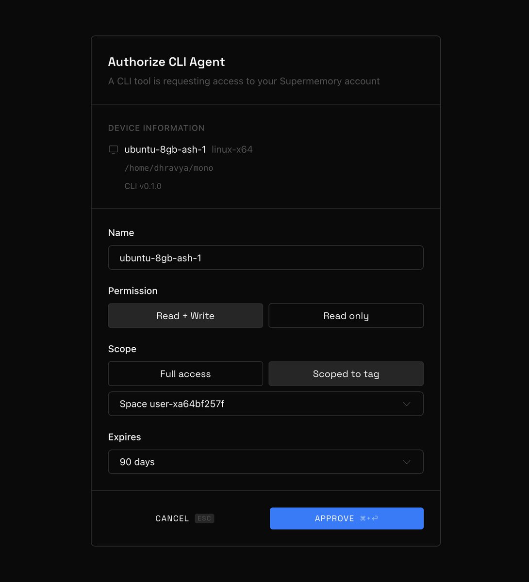 supermemory tweet media