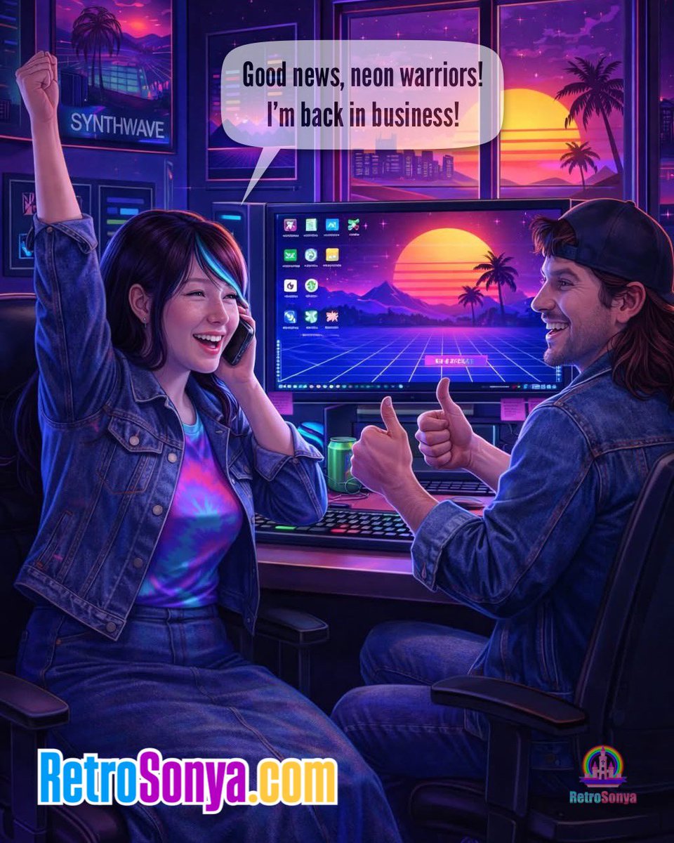 Retro Sonya 🌈🦄💫 tweet media