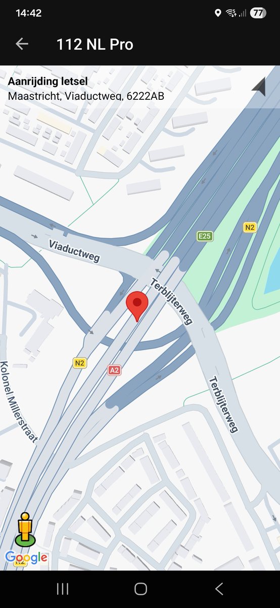 Aanrijding met letsel aan Viaductweg, Maastricht