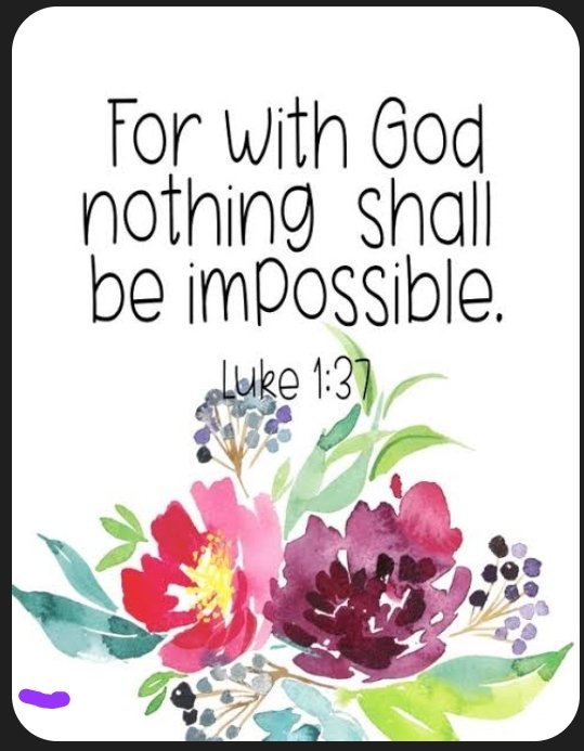 Geesquad's tweet photo. For with God, nothing shall be impossible. 
Luke 1:37
HappySunday🤗 https://t.co/yrVMFTaoUL
