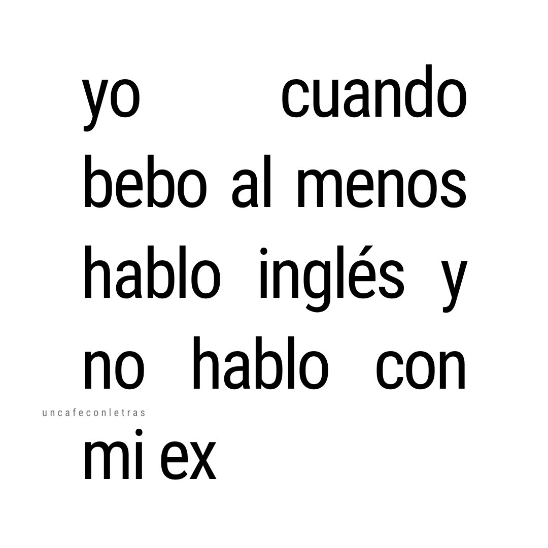 Un café con letras tweet media