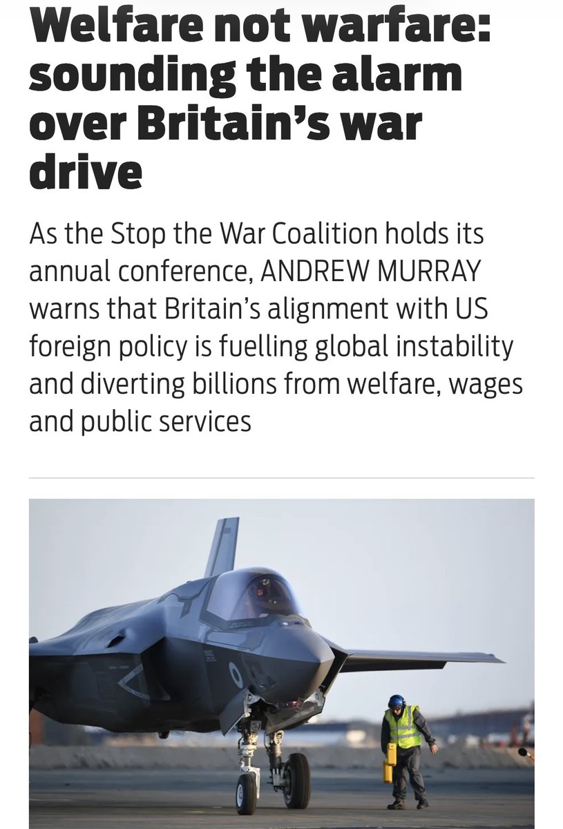 Stop the War Coalition tweet media
