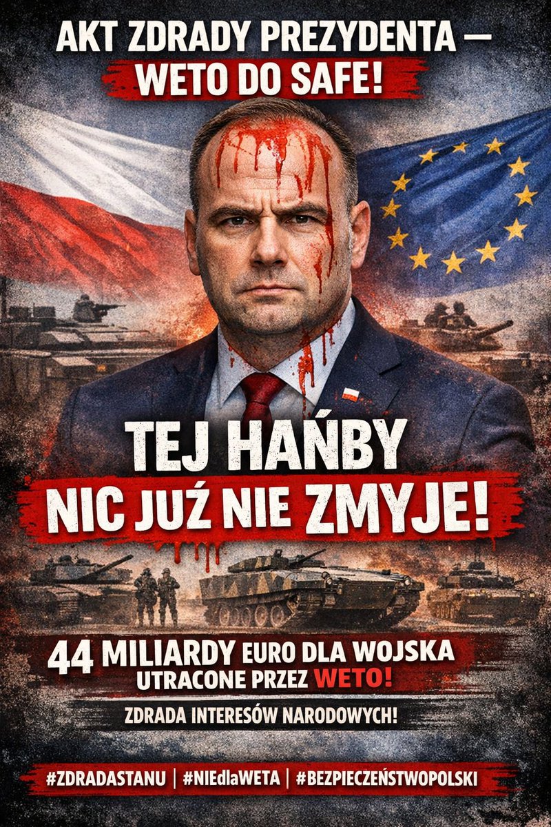 adam_banaszek's tweet photo. @TakaSobieJa7 Wstyd, hańba, zdrada
#ZdrajcaKarol
#ZdradaNarodowa https://t.co/4NCwn2sBZw