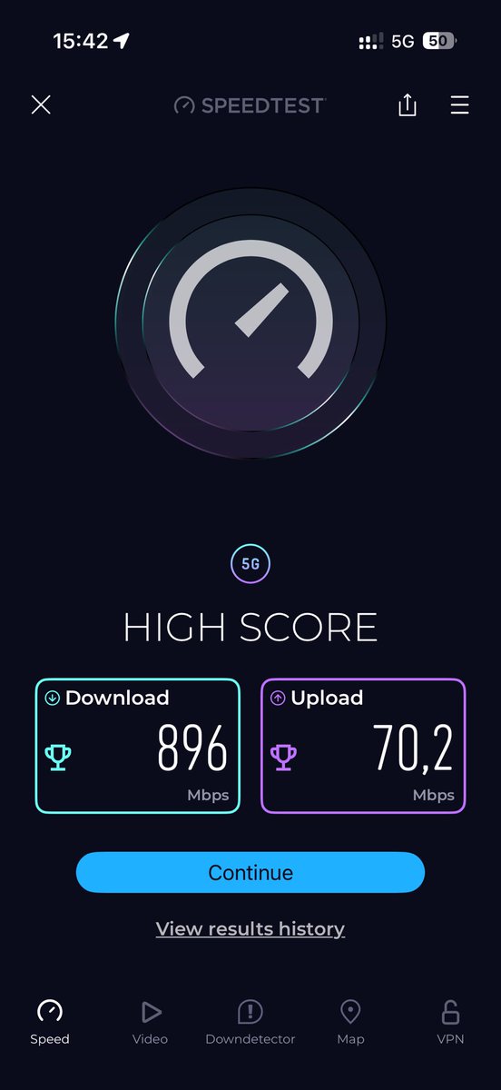 Швидкість тестового 5G у Харкові вражає 🤯