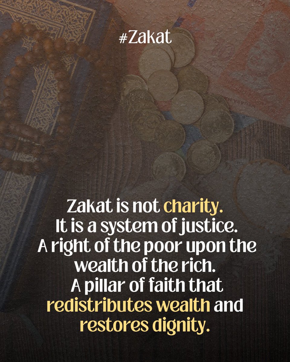 Zakat is more than charity — it is a system of justice that safeguards the rights of the poor and promotes dignity through fair distribution of wealth.
#Zakat