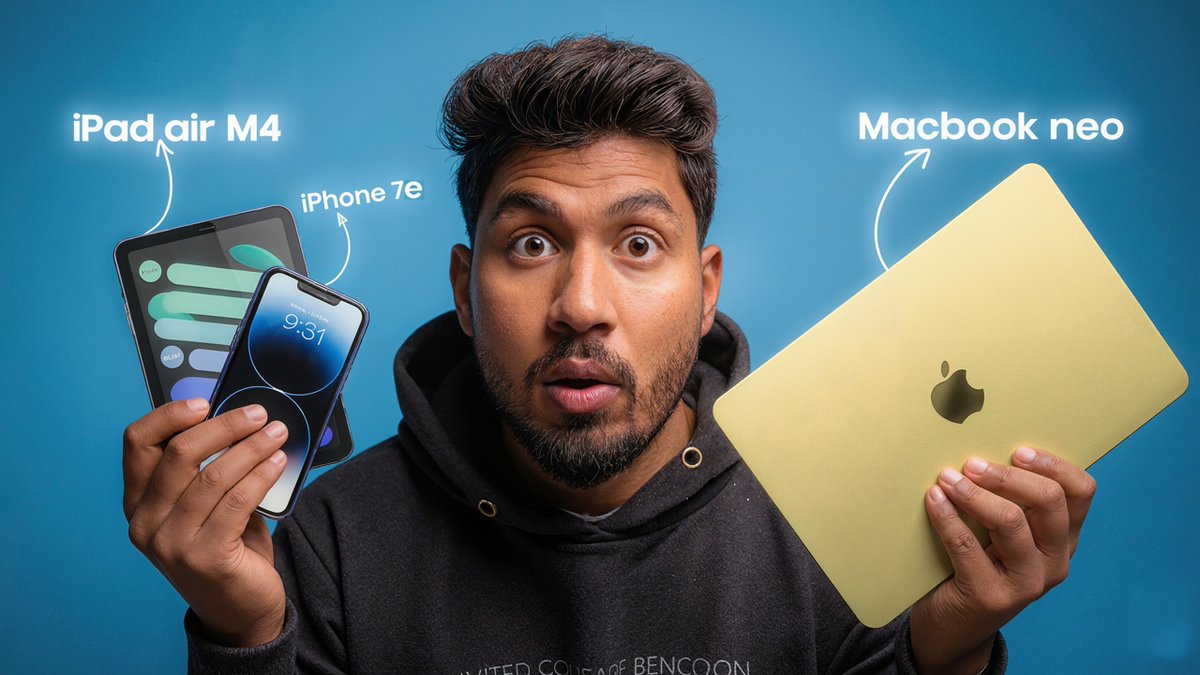 techRI8's tweet photo. MacBook Neo – Apple for Cheap?! https://t.co/08M6PyrW7r via @YouTube  #Applenews #macbookneo https://t.co/XaFqFHfUVo