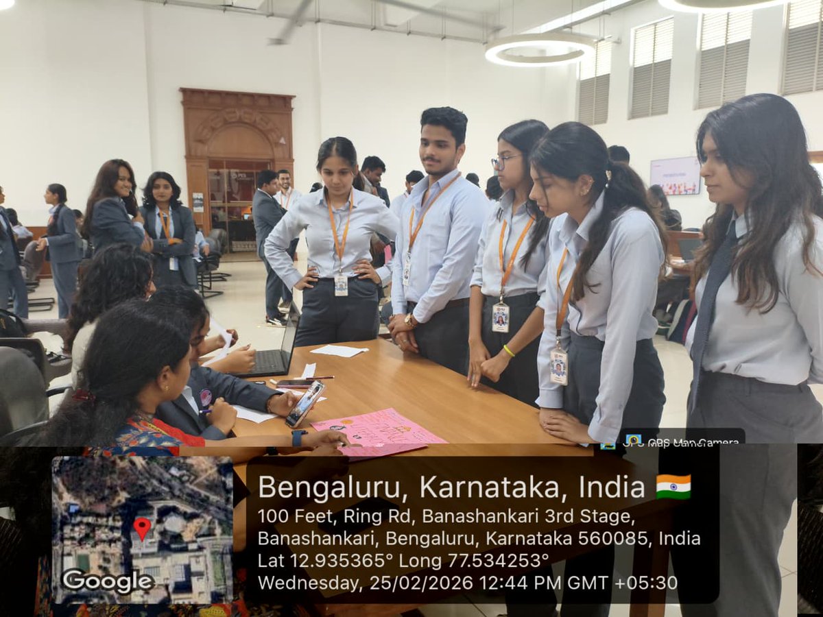 PES University tweet media