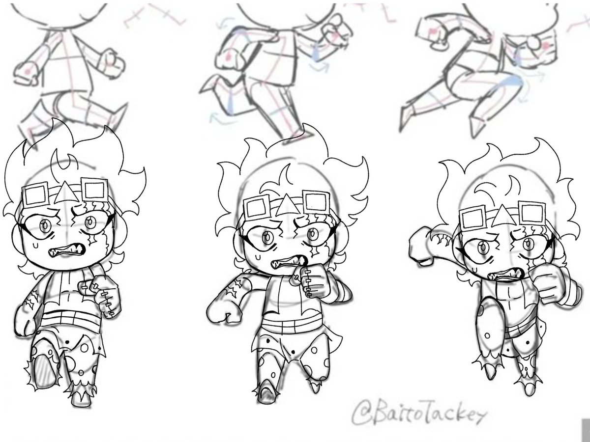 I often point out that running animations aren't really my forte, so I used a template for the animation; I'll post the animation later :'