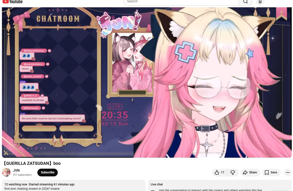 Thank you for the stream. I arrived late because this was an unscheduled guerilla stream you did. I will wait for the snail version of this cute dog.