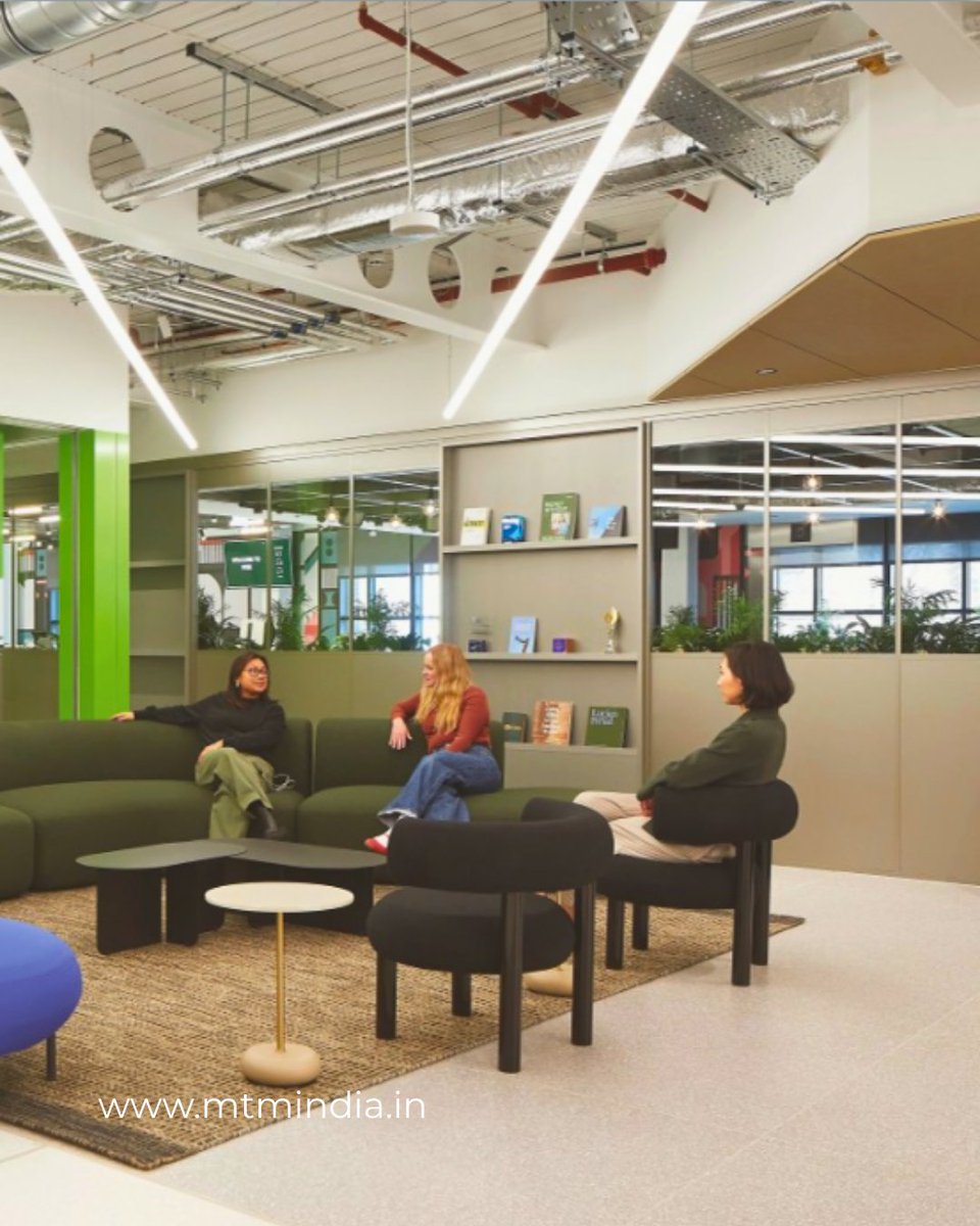 MTMSolutionsIN's tweet photo. The new Wise HQ sets a high standard by integrating sustainability and acoustic performance into a cohesive, light-filled environment. Utilizing materials that support a circular economy ensures a workspace that is as environmentally responsible as it is productive. https://t.co/fpv6eY6bJl