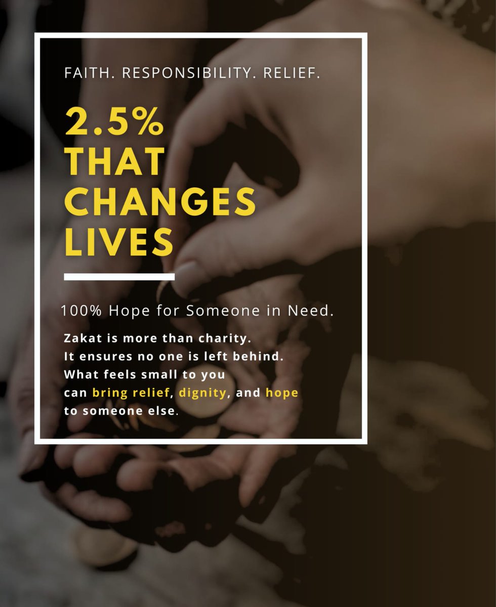A small portion of our wealth can change someone’s entire life.

#Zakat