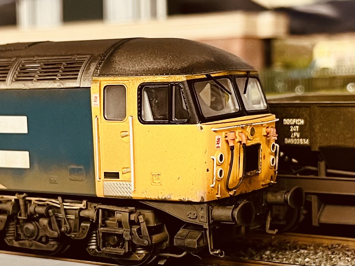 ChrisBeard1974's tweet photo. Cavalex class 56, sound fitted, sold by and weathered by @railssheffield It’s just awesome, best model I’ve ever bought. #TMRGUK https://t.co/Epa0YEVdBy