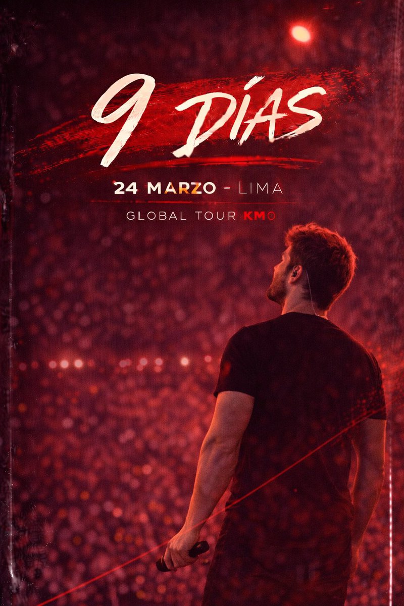 PAlboranPeruFC's tweet photo. 9 días para volver a perder la voz cantando cada palabra @pabloalboran 

Empieza la etapa donde todo es nervios y felicidad al mismo tiempo. 

• 24 de Marzo • 

@warnermusicperu | @BcoFalabellaPe | @AlboranTeam | @WorkShowsPE | @gtstalentspain | @teleticketperu https://t.co/uOwfH9XEke