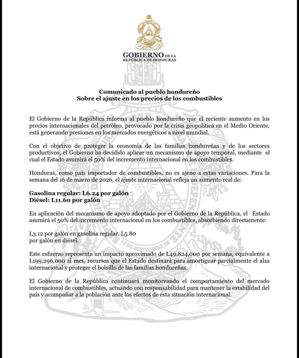 Transporte Honduras tweet media